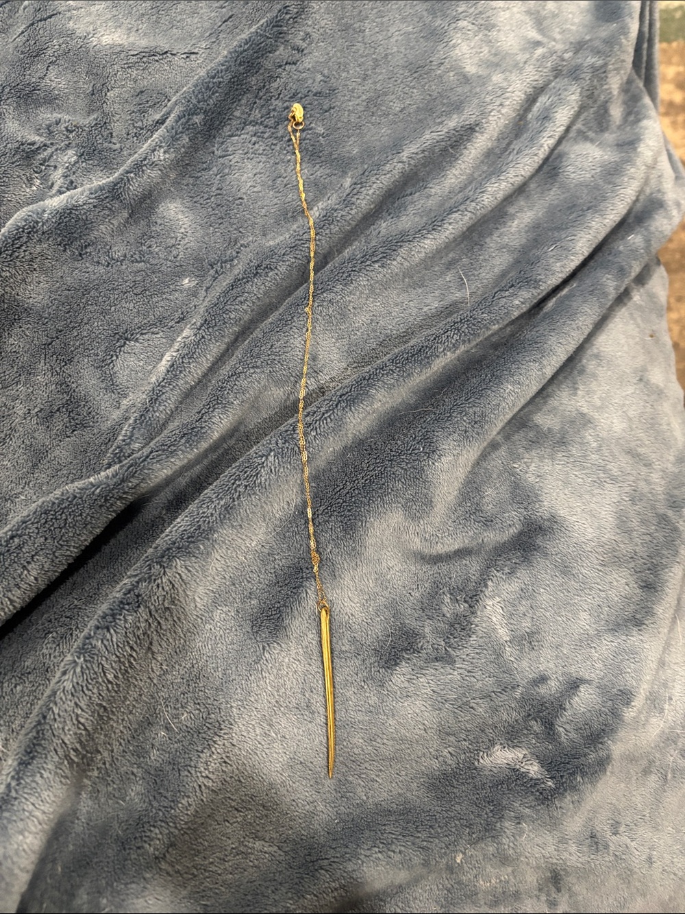 Stingray tail necklace